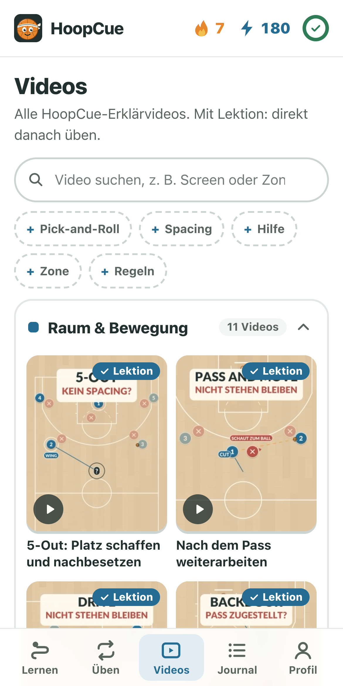 Videothek mit Erklärvideos